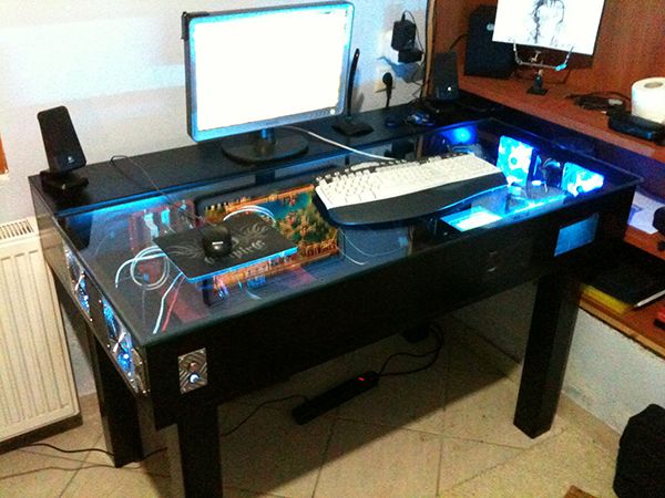 custom gaming desk - Google Search