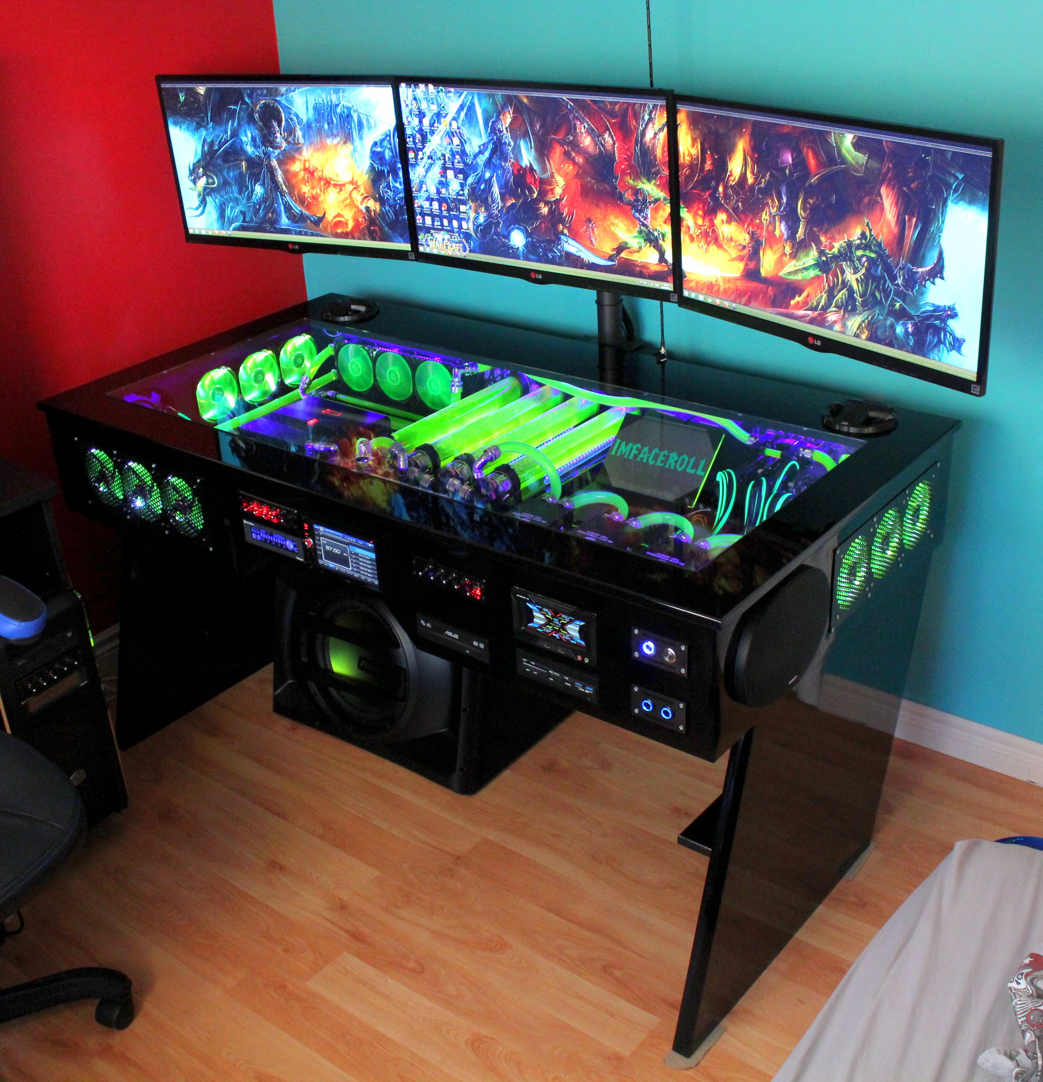 Really like the idea of a true computer desk.