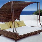 pool deck lounge chairs sun lounge daybed cane rattan deck Best Pool Lounge  Chairs