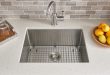 Pekoe Extra Deep Undermount 23x18 Single Bowl Kitchen Sink