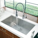 Vigo huge & deep undermount rectangular stainless steel sink. Absolutely  love this so I can get all dirty dishes off the countertop…