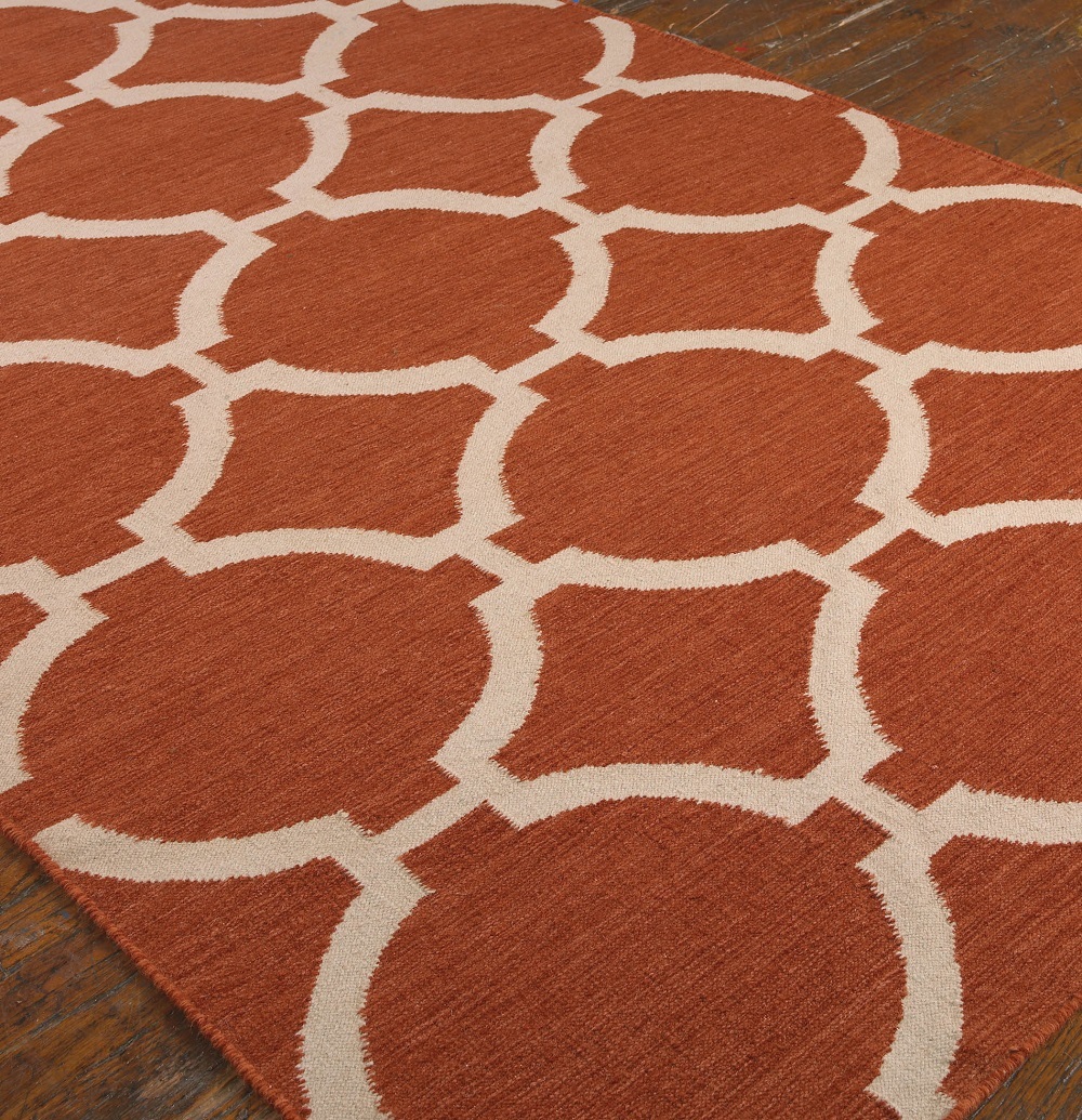 Contemporary Orange Area Rugs