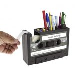 Creative Tape Design Desktop Pen Holder Decorative Desk Tidy Organizer  Storage Case Adhesive Tape Dispenser Office