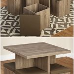 Dining table with four storage ottomans ($182.31). This small table is  ideal for apartments or small homes with limited space . Find it here