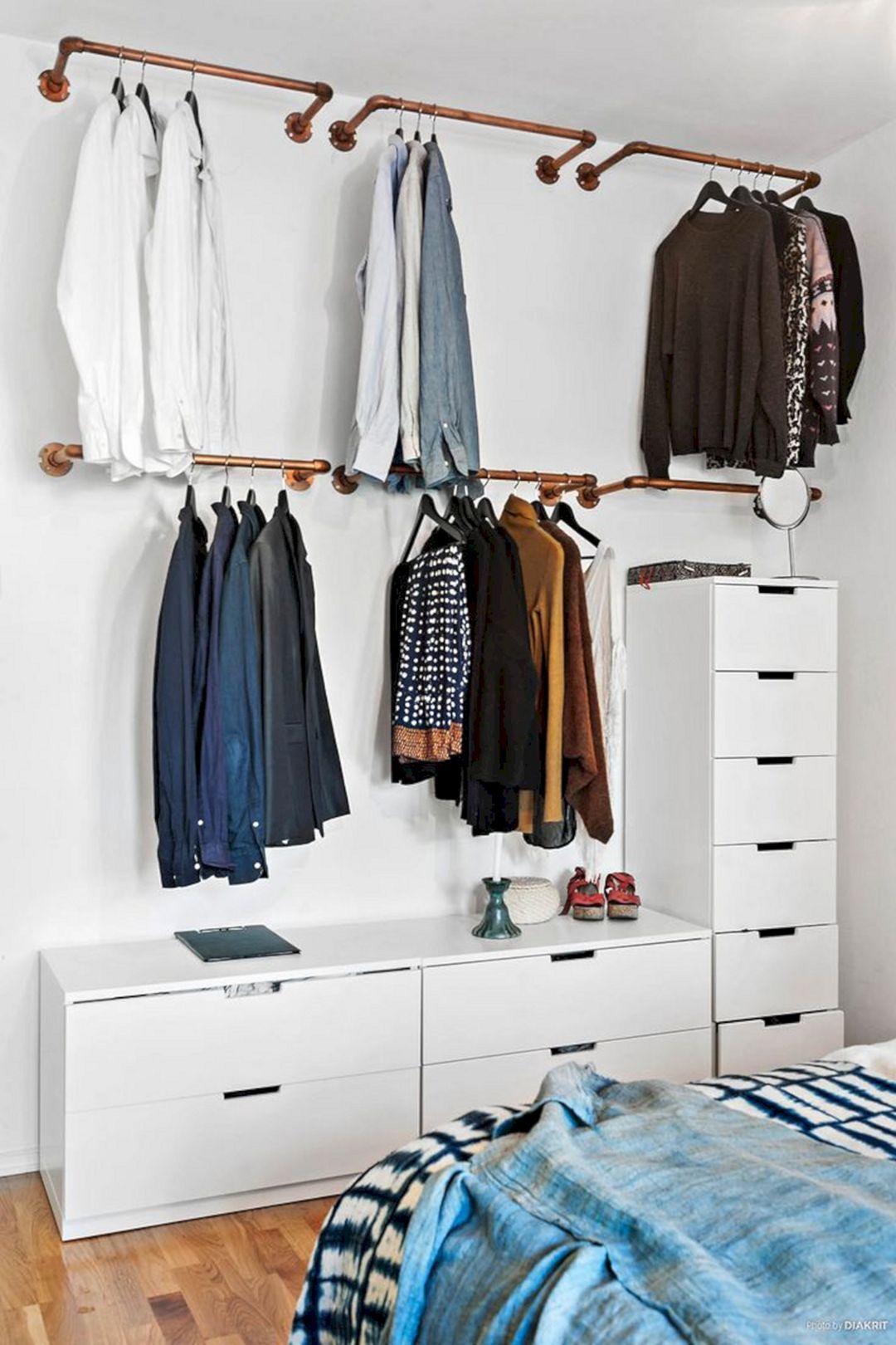 Clothing Storage, Diy Clothes Storage, Clothing Racks, No Closet Bedroom,  Clothes Rack