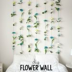 DIY Flower Wall Headboard Tutorial. #diy #headboard #cheapheadboard…