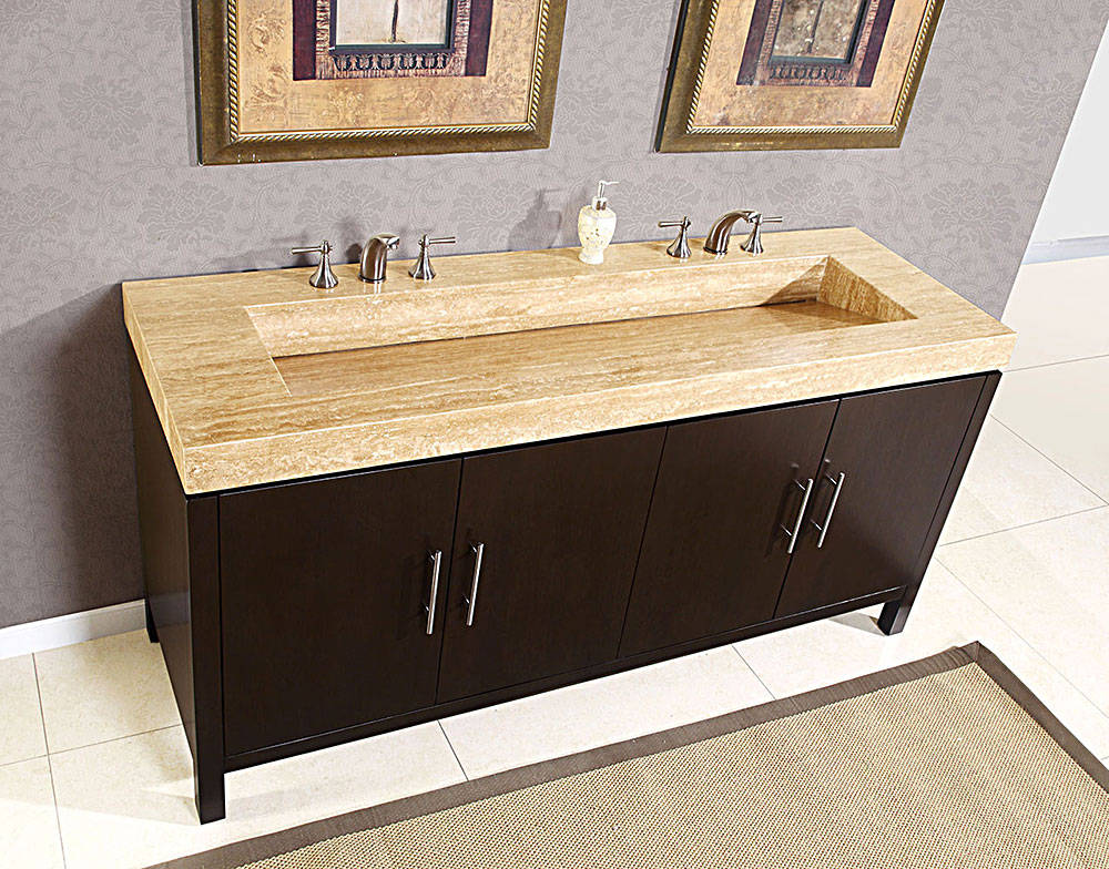 Double sink bathroom vanity top – a
  perfect countertop