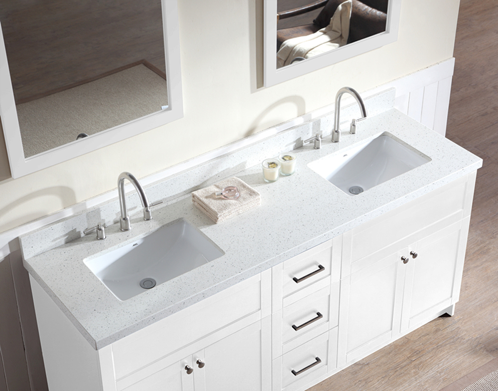 Custom Double Vanity Bathroom