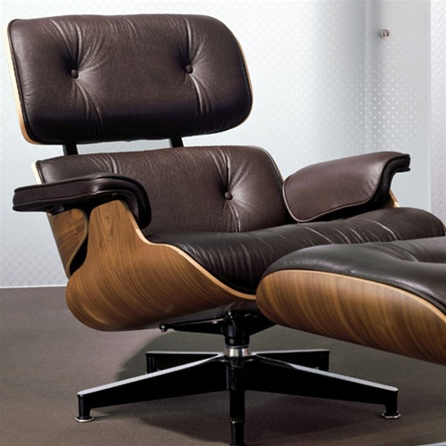 eames lounge chair and ottoman in the tall size by herman miller