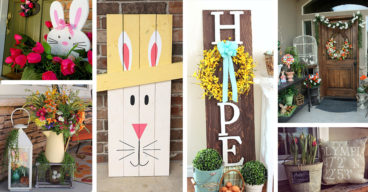 23 Fun and Adorable Easter Porch Decor Ideas