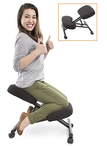 Traveller Location: ProErgo Ergonomic Kneeling Chair -Adjustable Height - Office  Seating with an Edge! Perfect for Relieving Back and Neck Pain & Improving  Posture