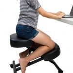 SLEEKFORM Ergonomic Kneeling Chair, Adjustable Stool For Home and Office -  Thick