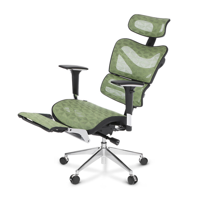 What is an ergonomic office chair with
  footrest