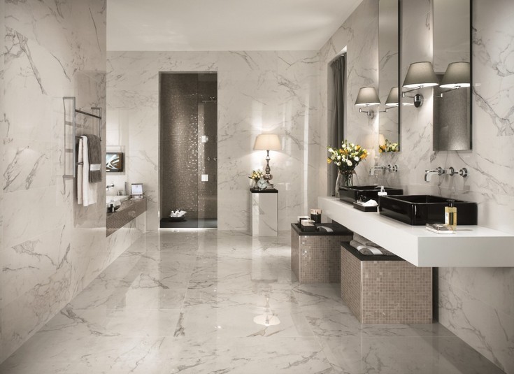 Exclusive bathroom tiles for a designer
  bathroom