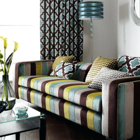 Fabric Patterned Sofas Stylish And Collection Wide In Home Sofa Bed