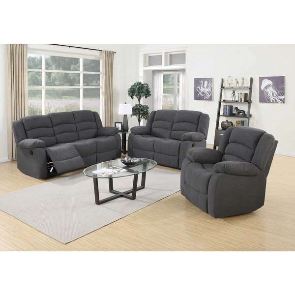 Fabric recliner sofas and chairs with a
  great design and color