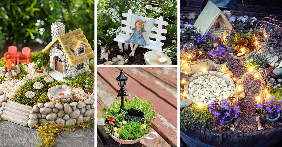 The Top 50 Miniature Fairy Garden Design Ideas