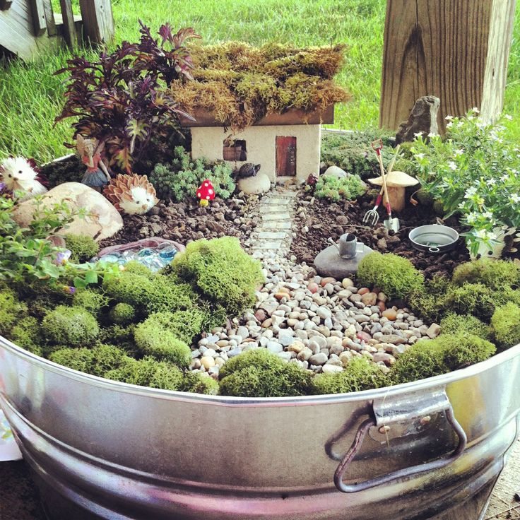 Ideas for making a fairy garden ideas
  landscaping