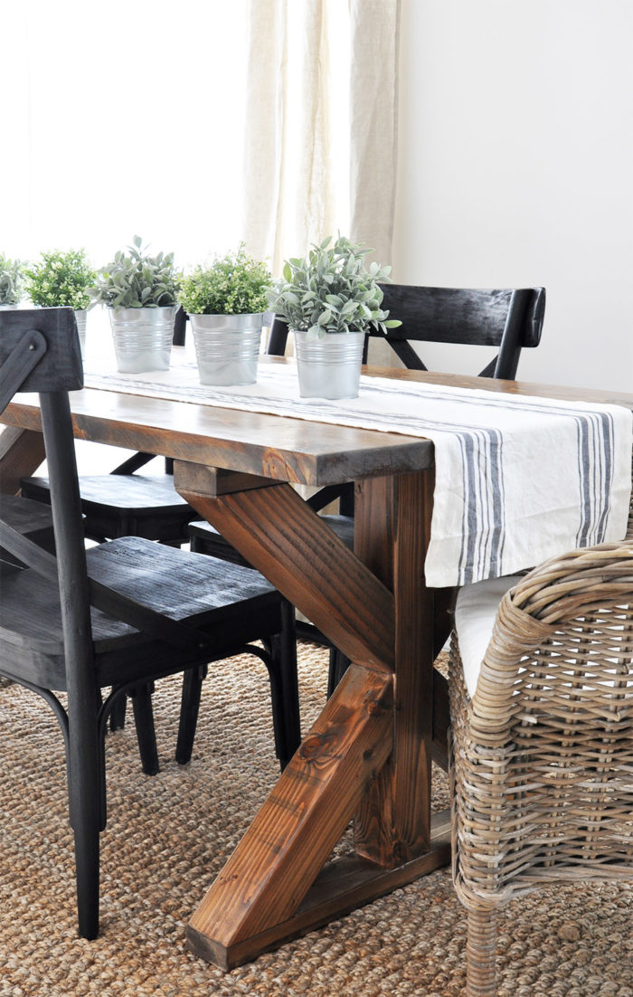 farmhouse style dining room table - farmhouse style dining room table