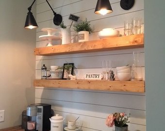 Floating Shelf, Farmhouse Shelves, Shelf, Nursery Shelf, Bathroom Shelf, Kitchen  Shelf, Rustic Shelf, Fixer Upper Shelves, Kitchen Shelving