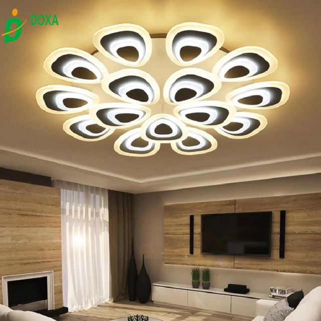 Modern Style Simplicity Acrylic LED Ceiling Lamp Flush Mount Living Room  Dining Room Bedroom Kid Room light Fixture Luz de tech