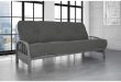 Aiden Full Size Futon Frame in Silver