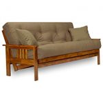 Nirvana Futons Stanford Futon Set - Full Size Futon Frame with Mattress  Included (8 Inch