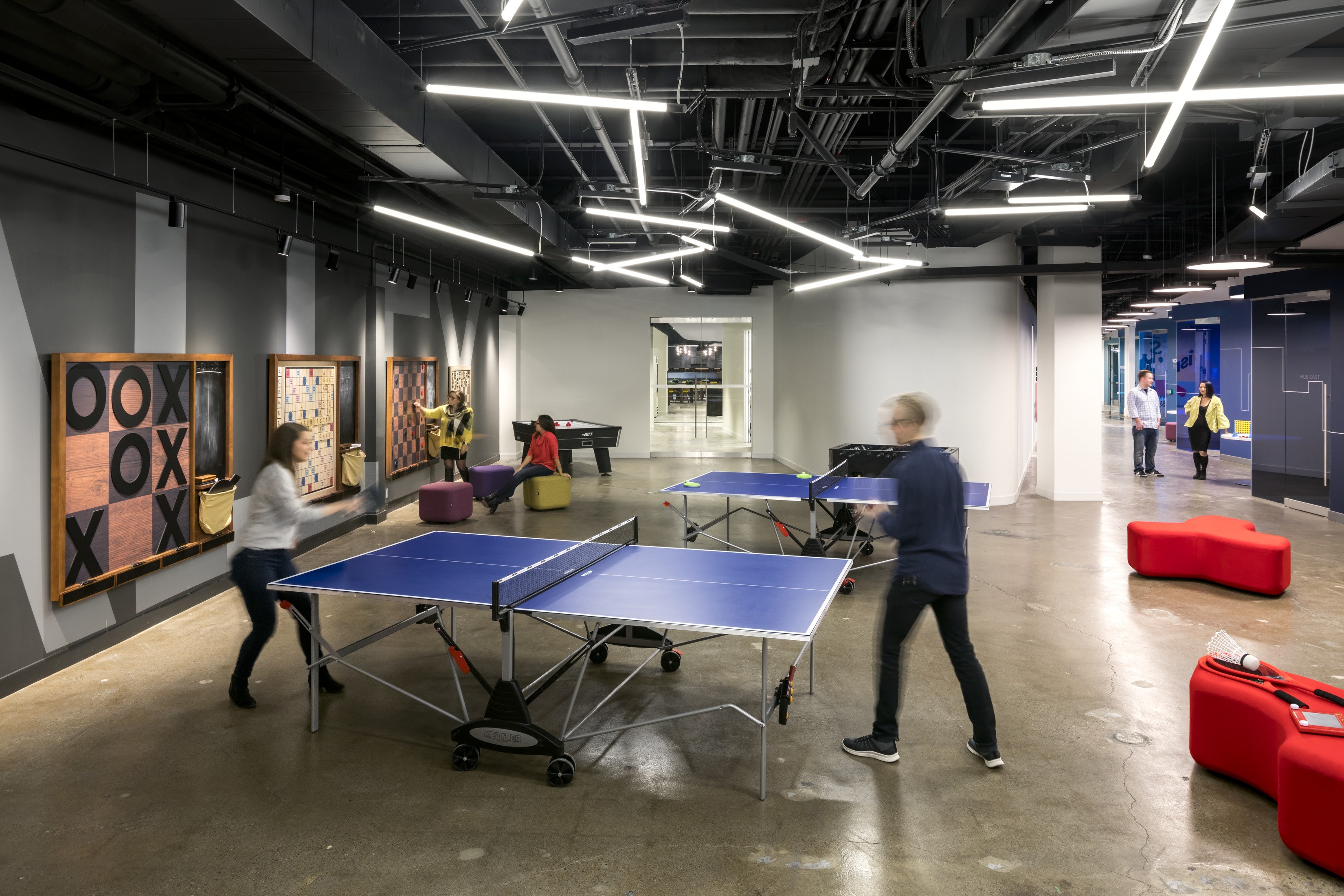 Games room at Scotiabank Digital Factory