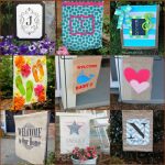18 Adorable DIY Garden Flags for a Warm and Welcoming Home - DIY