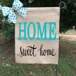 Home Sweet Home flag, Farmhouse Style Flags, Home Signs, Home Garden