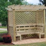 Teak Garden Bench Garden Arbor With Bench Trellis Bench Antique Bench