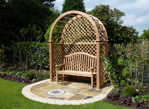 Best garden seat with trellis that will
decorate your garden