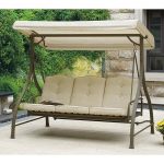 Outdoor Swing / Hammock, Tan, Seats 3. Porch & Patio Swings Give