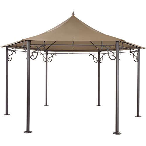 Traveller Location: Garden Winds Pacific Grove Hexagon Gazebo Replacement Canopy -  RipLock 350: Garden & Outdoor