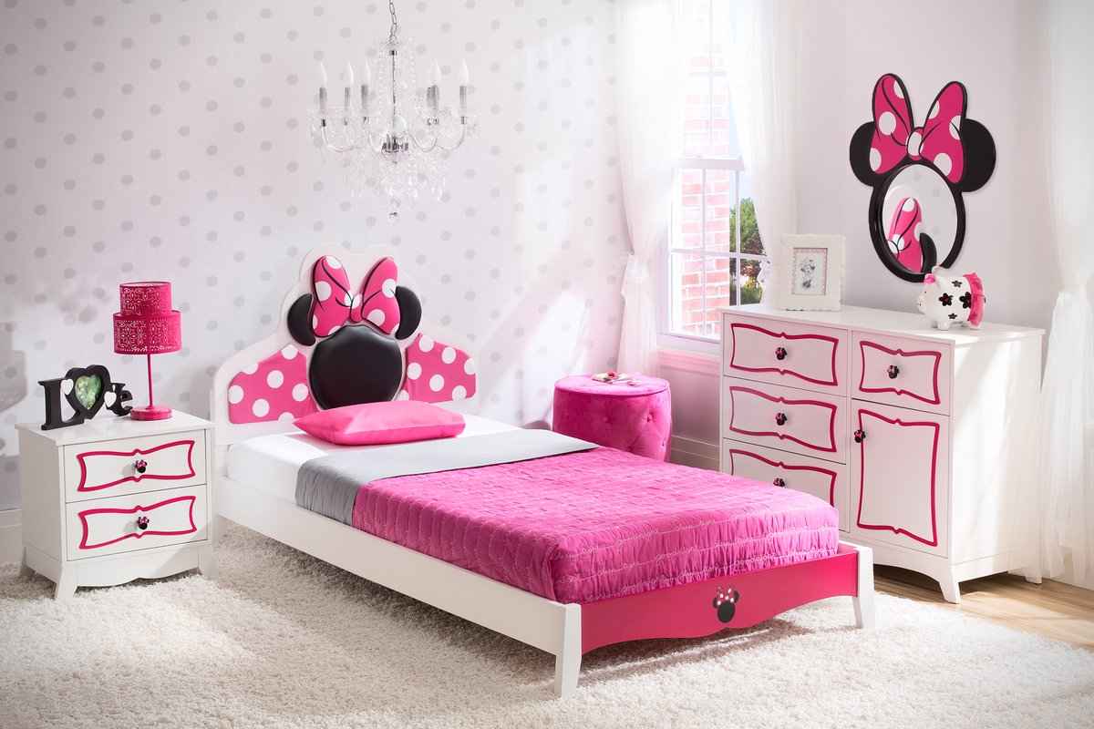 Disney Minnie Mouse Panel 4 Piece Bedroom Set