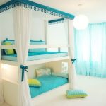 cool blue and green teen bedroom