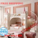 princess castle Bunk beds / Twin beds children's furniture for girls