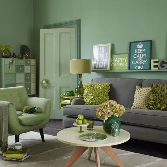 {Living Rooms} | Living room green, Living room color schemes, Living Room