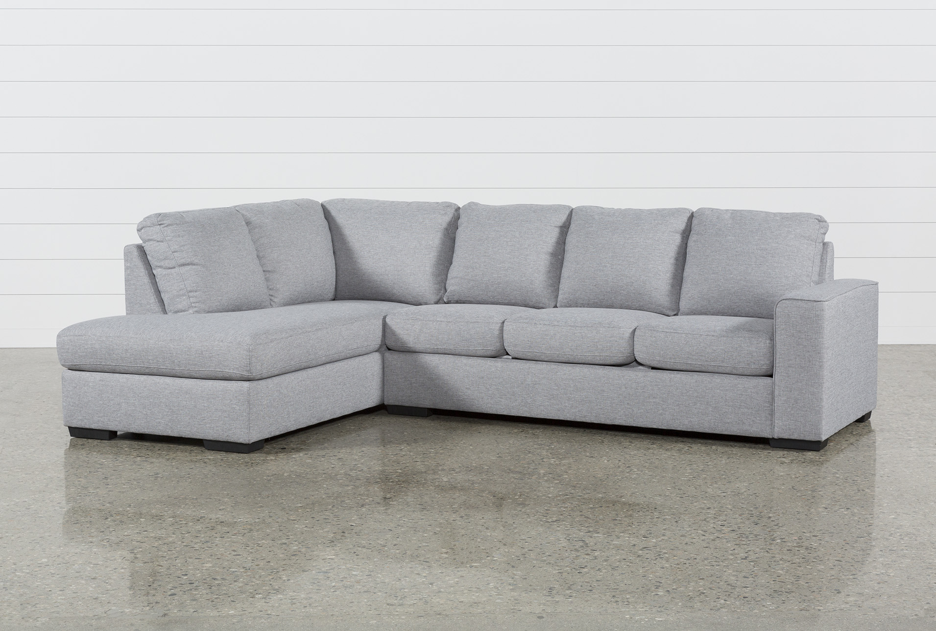 Lucy Grey 2 Piece Sleeper Sectional W/Laf Chaise