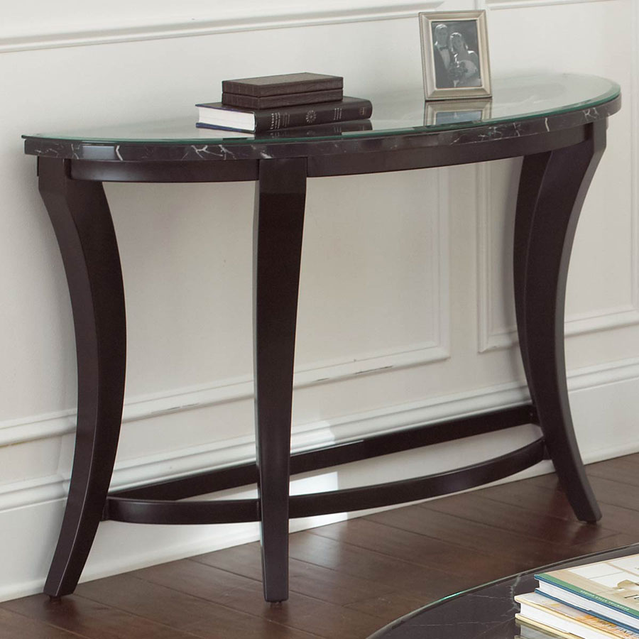 Sofa Table, Amusing Half Moon Sofa Table Console Black Ideas: Amusing half  moon sofa