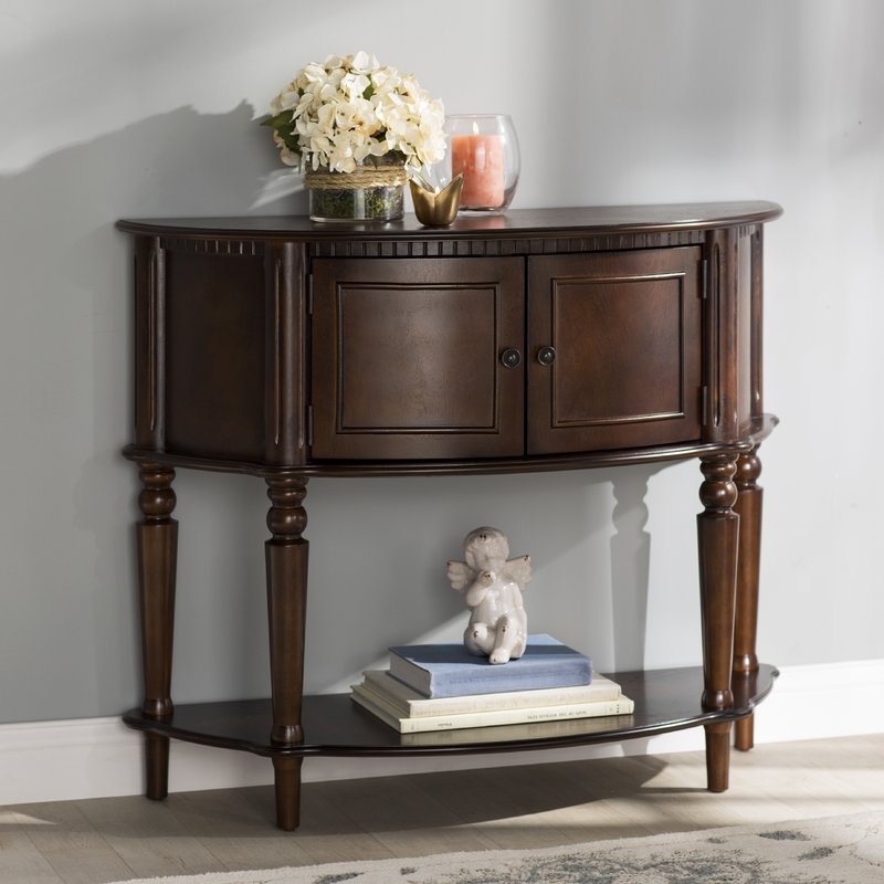 Half Moon Shaped Sofa Table | Centerfieldbar Regarding Marvellous Semi  Circle Console Table