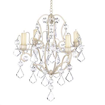 Amazon.com: Chandelier Candle Holders, Ivory White Hanging Candle