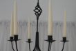 Wrought Iron Chandeliers and Hanging Candle Holders - Candoliers