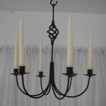 Wrought Iron Chandeliers and Hanging Candle Holders - Candoliers