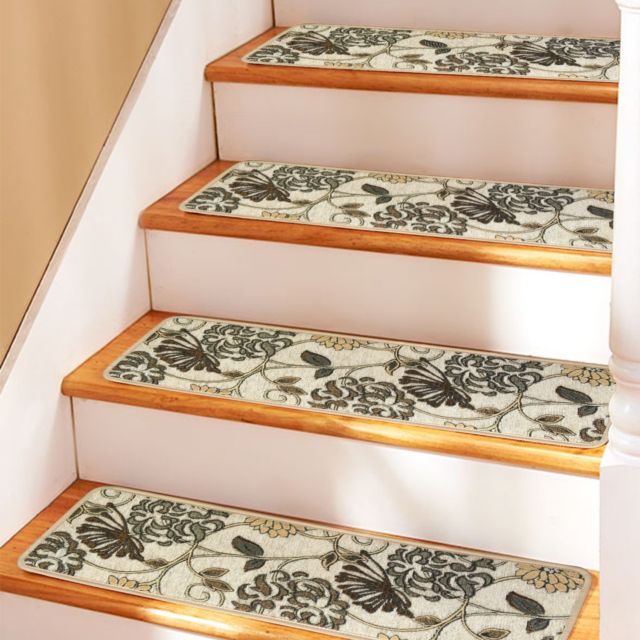 Soloom Carpet Stair Treads Non Slip Set of 13 Indoor Skid Resistant Stair  Treads