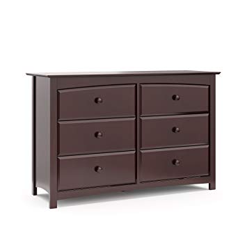 Amazon.com: Storkcraft Kenton 6 Drawer Universal Dresser, Espresso