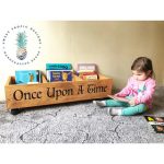 Nursery Decor, Kids Mini Library, Once Upon A Time Bookcase, Kids Bookshelf,