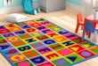 Fornax Numbers and Letters Kids Area Rug