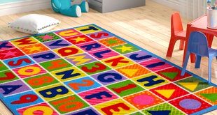 Fornax Numbers and Letters Kids Area Rug