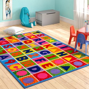 Lift up the look of room with kids  playroom area rugs
